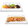 Clear Acrylic Kitchen Cutting Board with Counter Lip 17.71x15.74IN Non-Slip Transparent Countertop Cutting Board Kitchen Countertop Protector