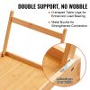 VEVOR Bed Tray Table with Foldable Legs & Media Slot, Bamboo Breakfast Tray for Sofa, Bed, Eating, Snacking, and Working
