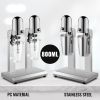 VEVOR Milkshake Maker, Double-Head Milkshake Machine, 560W Milkshake Mixer, Malt Maker with 800ml Cups (Stainless Steel/PC)
