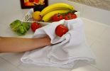 12 Pack Flour Sack Kitchen Dish Towels Lint Free Soft 100% Ring Spun Cotton Large 28x28 inch White