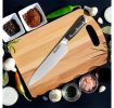 Professional Chef Knife 8 Inch, Santoku Knife 7 Inch High Carbon Steel Chef Knife Japanese Knife, Full Tang Wood Handle Kitchen Knife