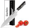 Professional Chef Knife 8 Inch, Santoku Knife 7 Inch High Carbon Steel Chef Knife Japanese Knife, Full Tang Wood Handle Kitchen Knife