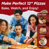PSP005Cr Double Temperature Control Red Pizza Machine 1200W Portable Pizza Machine 12 inch Electric pizza oven 450¬∞C