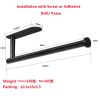 Paper Towel Holder Under Cabinet, Adhesive Stainless Steel Paper Towel Rolls Holder Wall Mount for Kitchen Bathroom