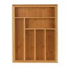 Expandable Kitchen Utensils Drawer Organizer  For Bamboo Flatware Organizer