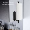 Paper Towel Holder Under Cabinet, Adhesive Stainless Steel Paper Towel Rolls Holder Wall Mount for Kitchen Bathroom