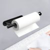 Paper Towel Holder Under Cabinet, Adhesive Stainless Steel Paper Towel Rolls Holder Wall Mount for Kitchen Bathroom