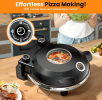 PSP005Cr Double Temperature Control Red Pizza Machine 1200W Portable Pizza Machine 12 inch Electric pizza oven 450¬∞C